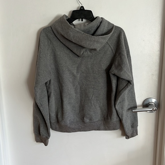 Grey Jansport hoodie with RIT logo in pink with polkadots - Picture 3 of 3